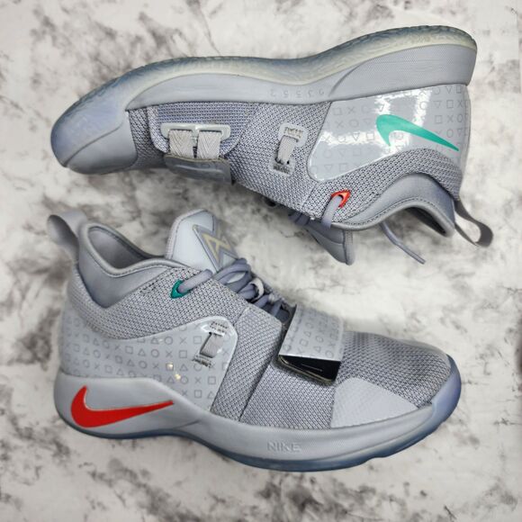 Nike PG 2.5 Playstation Wolf Grey (GS) Size 7Y BQ9677-001 Gently Used - Picture 2 of 10